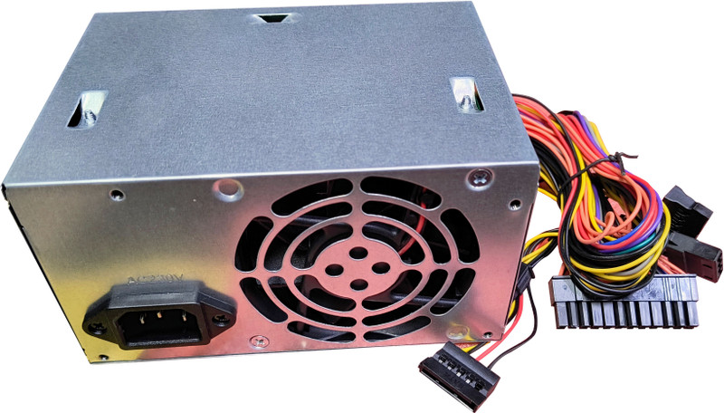ZEBRONICS SMPS ZEB-N450W (DSATA- 20+4 Pin) Power Supply 450 Watts Computer PSU with 2 SATA Cables(Silver)