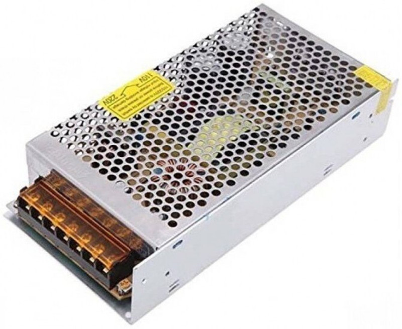 SECUREYE POWER SUPPLY 8CH STEEL S-10B 120 Watts Computer PSU with 7 SATA Cables(Silver)