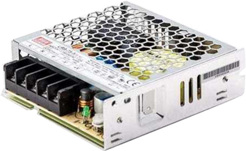 Mean Well SMPS, 5 Valt, 3 AMP, RS-15-5, panel mount 15 Watts Computer PSU with 0 SATA Cables(Silver)