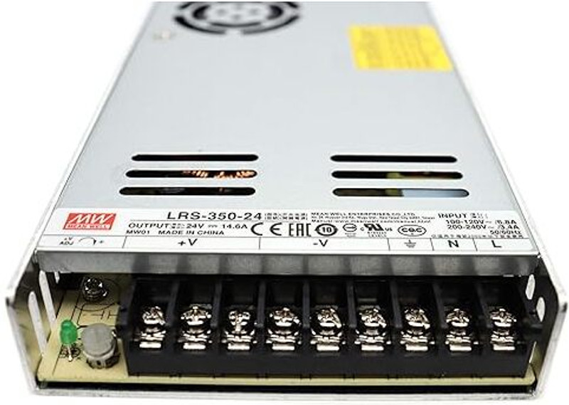 TECHNEXA LRS-350-12 Switching Power Supply 350W 12V 29A Constant Current 350 Watts Computer PSU with 0 SATA Cables(Silver)