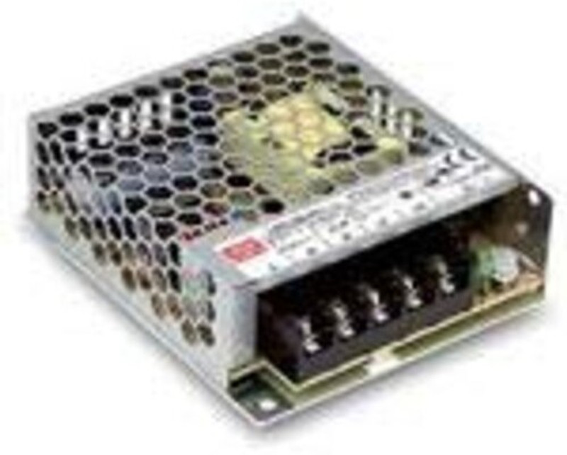 Mean Well Quad power supply,125 Watt, RQ-125C, 5V/10A 15V/4A -5V/1A -15V/0.5A, panel mount 125 Watts Computer PSU with 0 SATA Cables(Silver)
