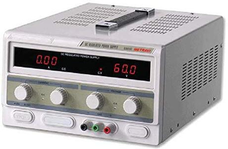 Metravi RPS-3020 DC Power Supply Output with LED Display of Variable 0-30V/0-20A DC 400 Watts Server PSU with 2 SATA Cables(off-White)