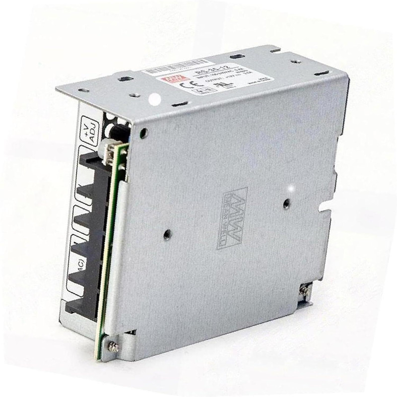 Mean Well LRS-50-5 50 Watts Computer PSU with 0 SATA Cables(Silver)