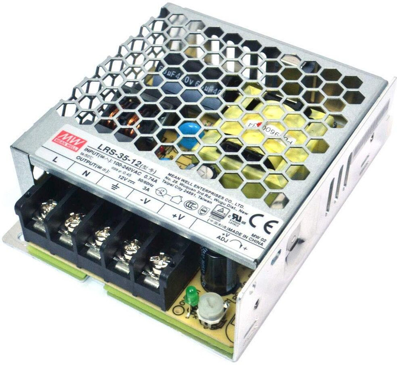TECHNEXA Mult-Equip Taiwan Power Supply LRS-350-24, 350W 24VDC 24V 14.6A Power Switch 350 Watts Computer PSU with 0 SATA Cables(Black)