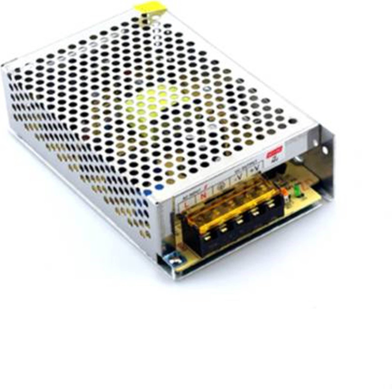 Parisa (12V DC) 8 Channel Power Supply (SMPS) 120 Watts Computer PSU with 2 SATA Cables(Silver)