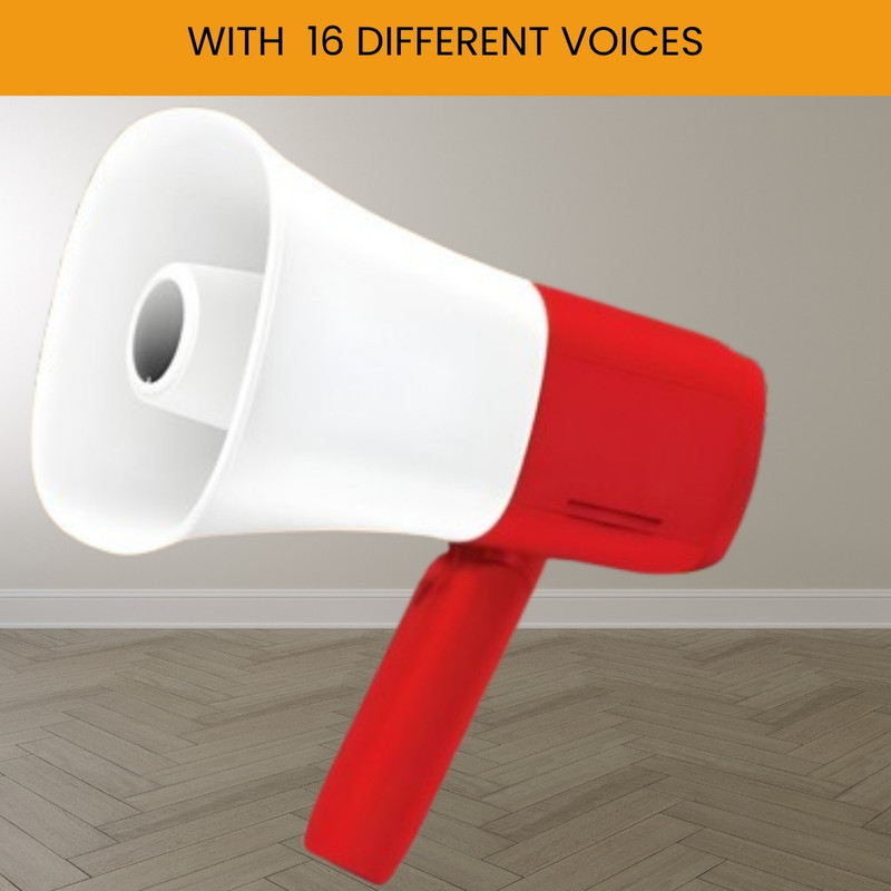GUGGU King Bhopu Portable Megaphone, Siren Loudspeaker With Rechargeable BatteryXT167 King Bhopu Portable Megaphone, Siren Loudspeaker With Rechargeable BatteryXH167 Outdoor PA System(500 W)