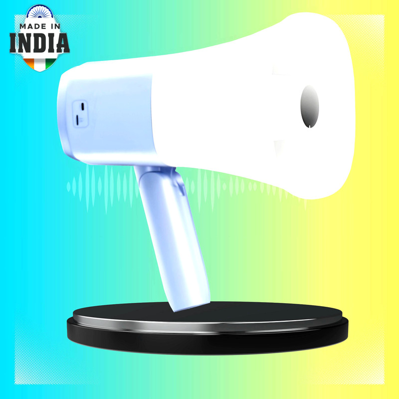GUGGU R186 KING BHOPU MEGAPHONE - Loud & Clear, Stylish with USB, TF,Record,Chargeable Indoor, Outdoor PA System(500 W)