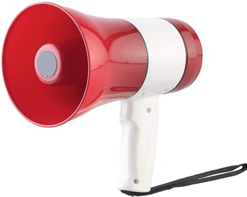 CRETO Bluetooth Megaphone(Loud-Speaker)/USB & Memory card input with sound control system/ Rechargeable Lithium Battery Bluetooth Handheld Megaphone-Loudspeaker Indoor, Outdoor PA System(20 W)