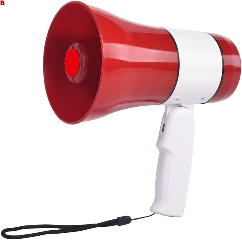 Nilesawar A102 Mic18 HANDHELD RECHARGEABLE MEGAPHONE) with Recording A102 Mic18 HANDHELD RECHARGEABLE MEGAPHONE) with Recording Indoor, Outdoor PA System(450 W)