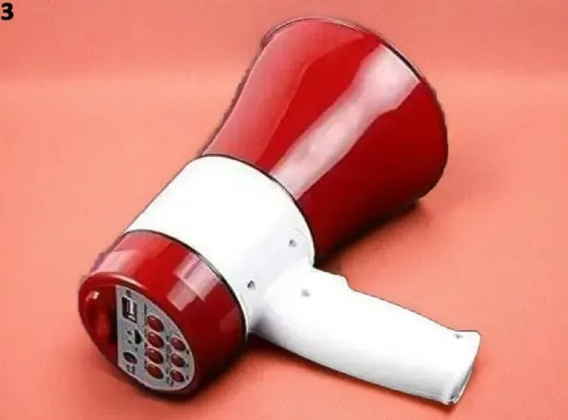Bashaam A1141 Mic 11 (HANDHELD RECHARGEABLE MEGAPHONE) with Recording, Indoor, Outdoor PA System(1000 W)