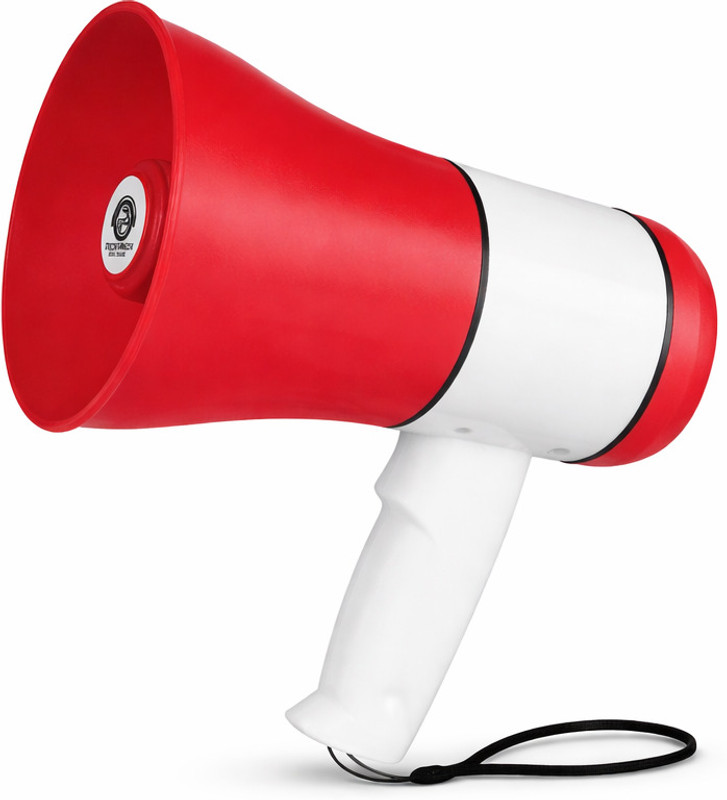 PICKPACK PP-BT619 Megaphone Speaker with Bluetooth, USB, Recording Handheld MEGAPHONE PP-BT 619 Outdoor PA System(300 W)