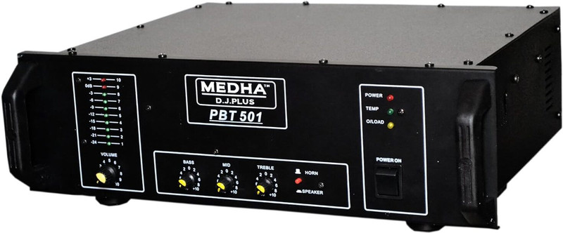 MEDHA D.J. PLUS PBT-501 HIGH POWER MOSFET D.J. AMPLIFIER 700 W AV Power Amplifier(Black)