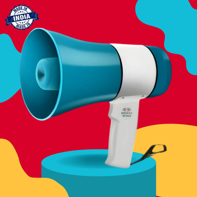 GUGGU v380 MEGAPHONE -Robust Audio Quality,Innovative Features with USB,TF,240s record Indoor, Outdoor PA System(500 W)