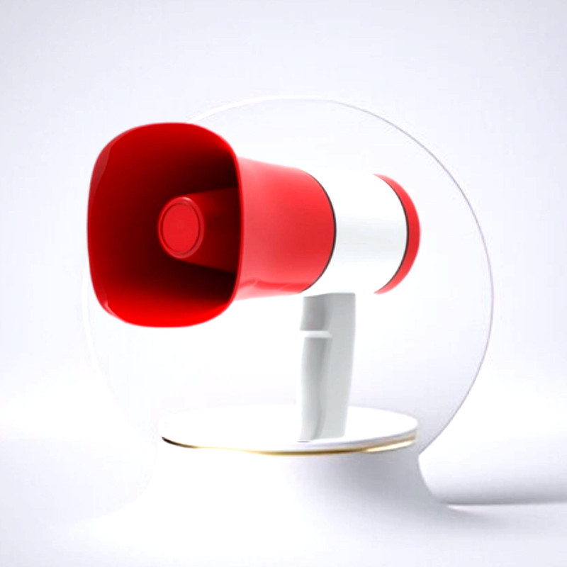 Clairbell K459 BHOPU MEGAPHONE-Versatile,Eye-Catching sound|USB, TF,Recordable,Chargeable Indoor, Outdoor PA System(500 W)
