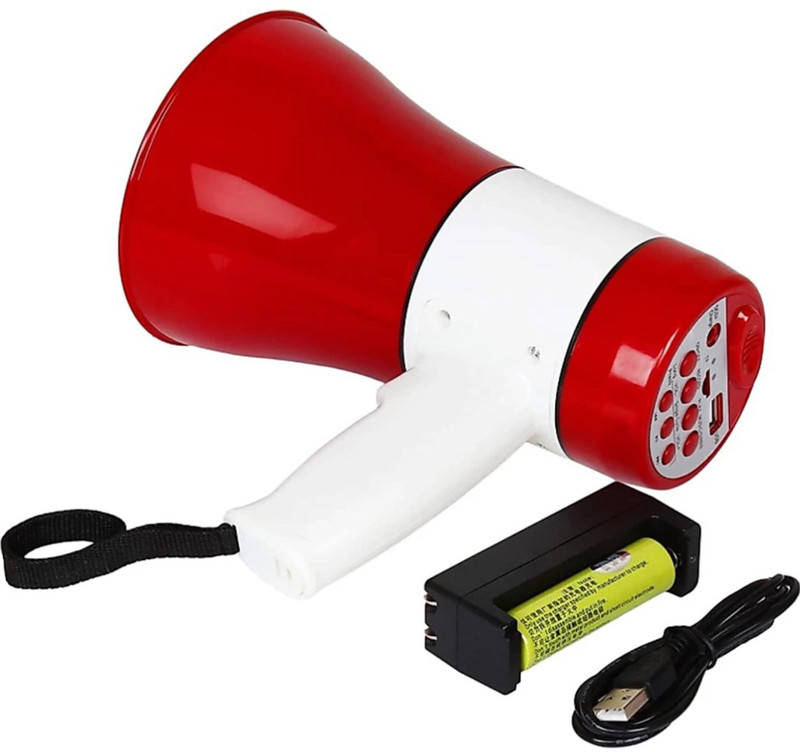 Eastar Handheld Megaphone Rechargeable with Recording, BLUETOOTH/USB Media Player & Siren Meg 619L Handheld Rechargeable Megaphone Indoor, Outdoor PA System (50 W) Indoor, Outdoor PA System Indoor, Outdoor PA System Outdoor, Indoor PA System Outdoor PA System(50 W)