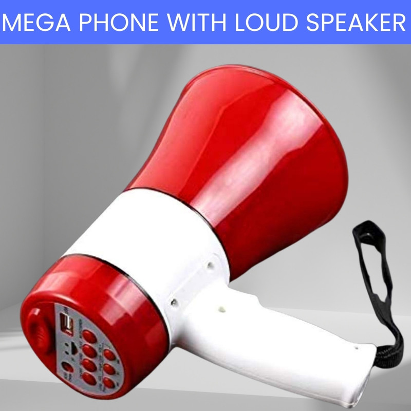 YAROH Portable Handheld Megaphone for Announcement with Recorder, USB and MemoryBT35 Portable Handheld Megaphone for Announcement with Recorder, USB and MemoryBT35 Outdoor PA System(500 W)