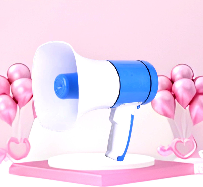 Clairbell K447 BHOPU MEGAPHONE-Versatile,Eye-Catching sound|USB, TF,Recordable,Chargeable Indoor, Outdoor PA System(500 W)