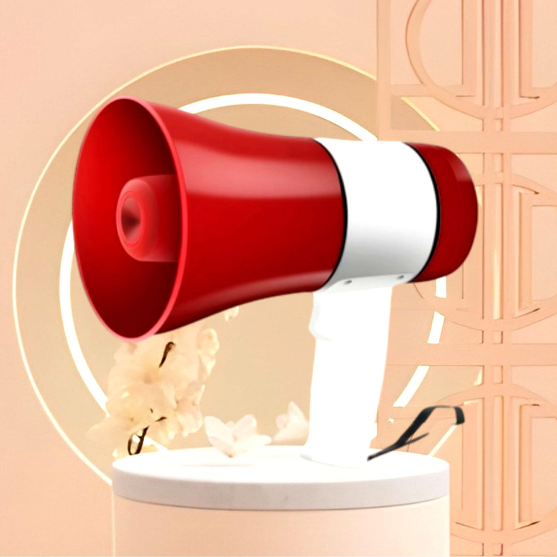FRONY R434 MEGAPHONE-Exceptional Sound Clarity,User-Friendly with USB,TF,240srecording Indoor, Outdoor PA System(500 W)