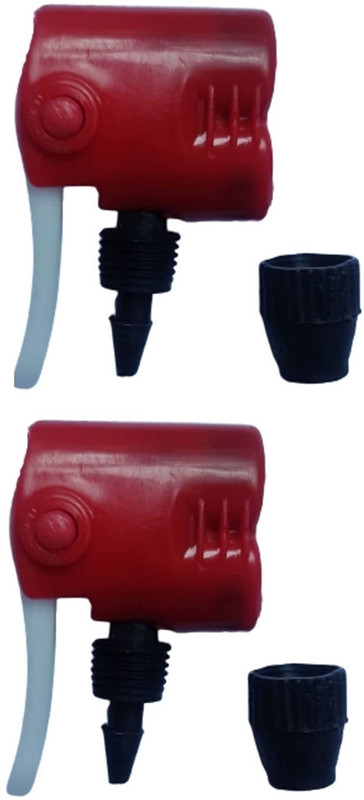 myjas pump connection for Ball, Motorcycle Pump Bicycle, Volleyball Pump, Football Pump, Bicycle, Ball Pump(Red)