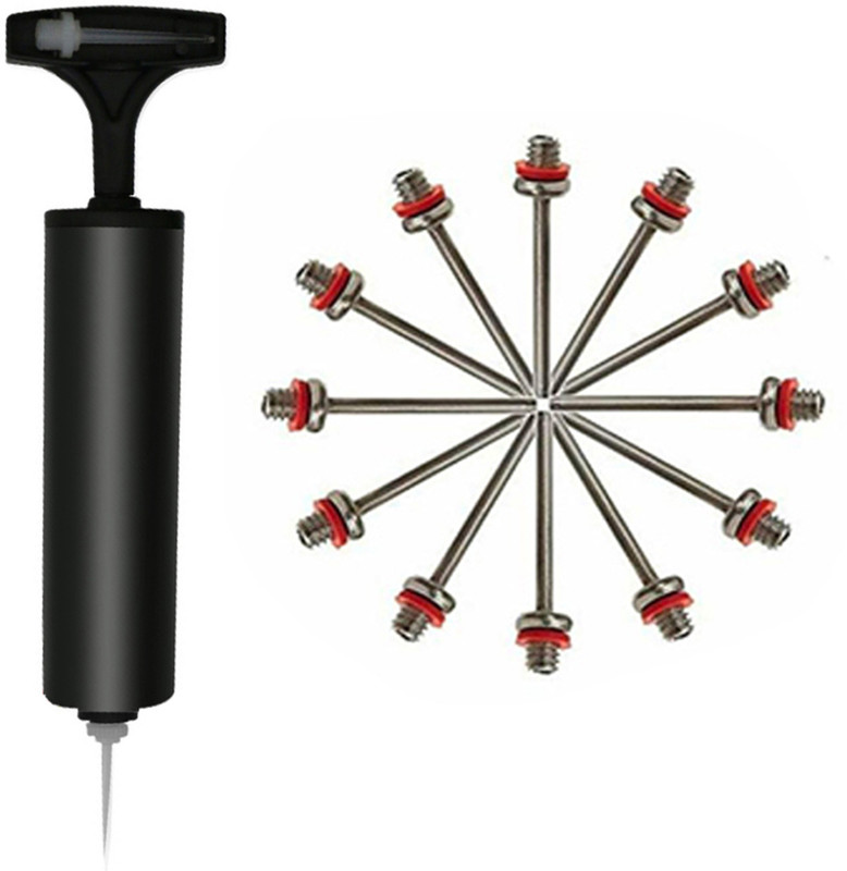 LCARNO BASKETBALL PUMP WITH 12 PIN Basketball Pump, Volleyball Pump, Football Pump Pump(Black)