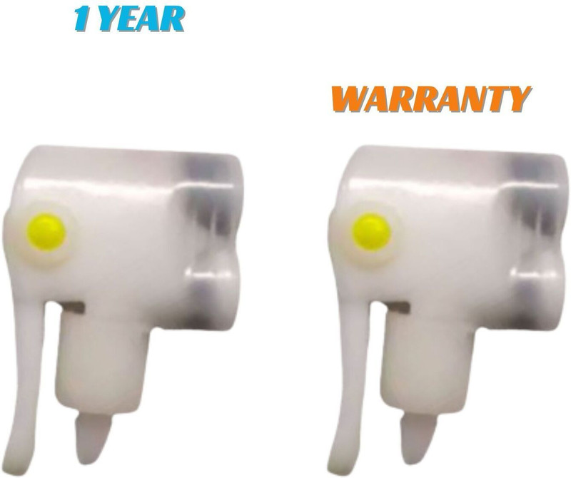 myjas pump connection clip only pack of 2 with warranty suitable for Bicycle Bicycle Pump(White)