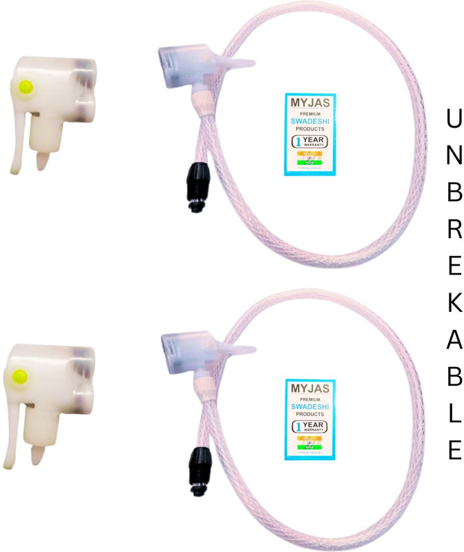 Owlix air pump connection pipe with nozzle Bicycle, Football Pump, Basketball Pump Pump(White)
