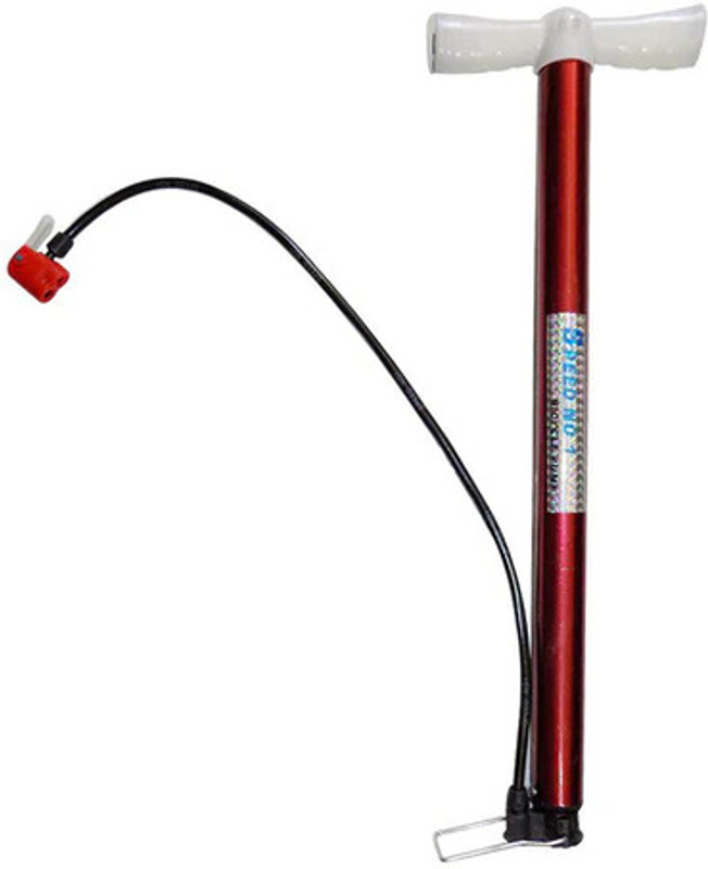 SIGNQ Multipurpose Manual Air Pump with 2 Nozzle for Car,Bicycles,Scooters(Pack of 1) Bicycle Pump(Multicolor)