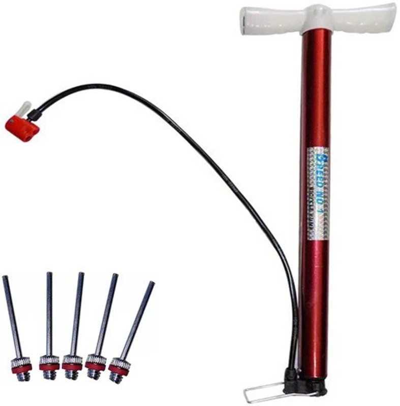 Onekbhalo Football Basket Ball Cycle CAR Portable Hand air Pump 24 inch with Handle Bicycle Pump(Multicolor)