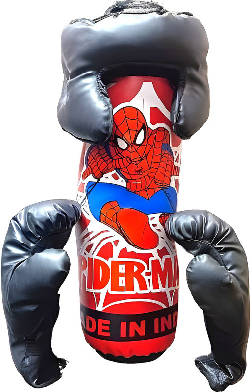 Harsimran Premium Spiderman Boxing Kit for Kids : Enhance Your Strength Hanging Bag(Medium, 21 inch)