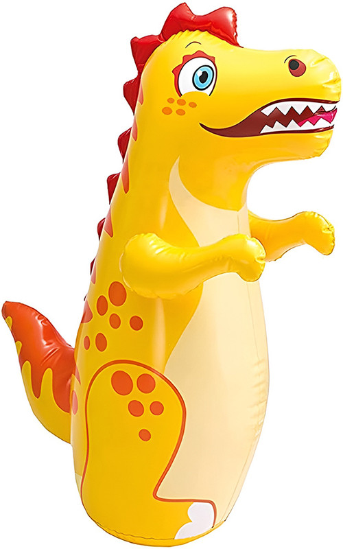 ToysCharm Dinosaur Inflatable Punching Bag Toy Quick Return Fun for Indoor & Outdoor Play Standing Bag(Standard, 98 cm)