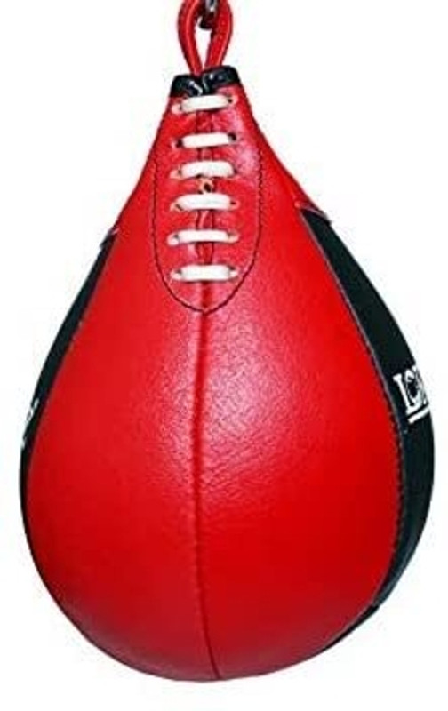 Gym Insane Speed Punch Ball Size No:10 Synthetic Boxing Speed Ball for Fitness Training Red Speed Bag(m, 28 cm)