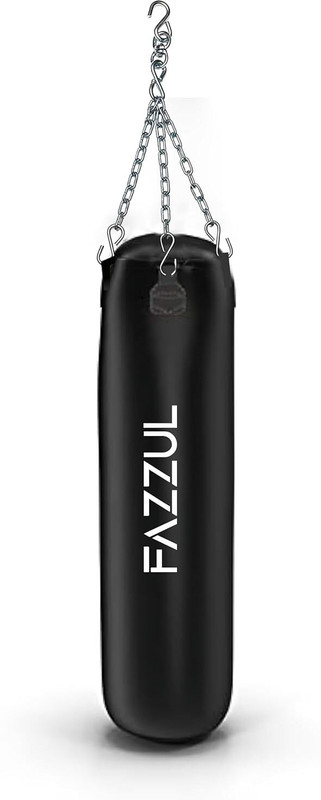 FAZZUL Punching Bag for Home Gym Heavy Duty Boxing bag 2FT Unfilled (Black) Hanging Bag(2FT, 24 inch)