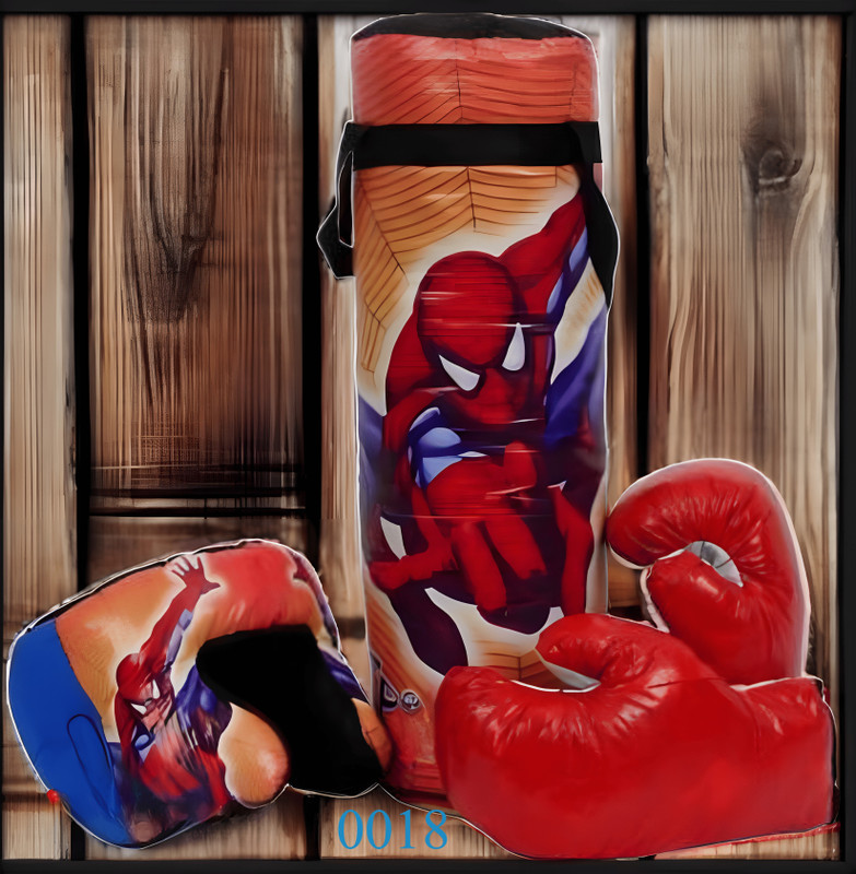 Aayeji "Marvel Spider-Man Punching Kit: Train Perfectly Hanging Bag(Medium, 21 inch)