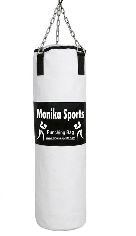 Monika Sports Boxing Punching Bag /Canvas 4 Feet unfilled Punching Bag With Hanging chain Hanging Bag(4 Feet, 48 inch)
