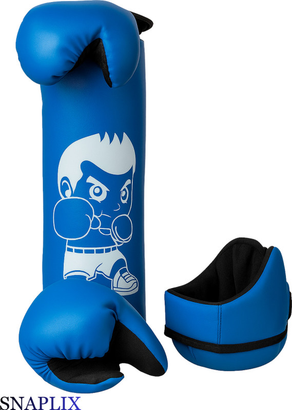 Snaplix Mini Boxer Training Kit for Kids to Practice Punches and Stay Fit Hanging Bag(Junior Boxing Kit, 22 inch)