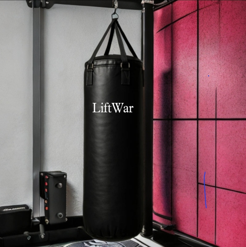 LiftWar 3 Feet Unfilled Punching bag red Hanging Bag(3 Feet, 36 inch)