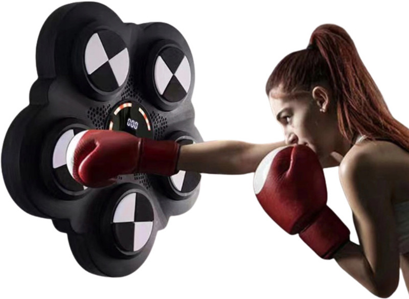 DRUMSTONE Smart Boxing Trainer Wall Mounted Punching Fitness - 15 Years Warranty Hanging Bag(Medium, 32 cm)