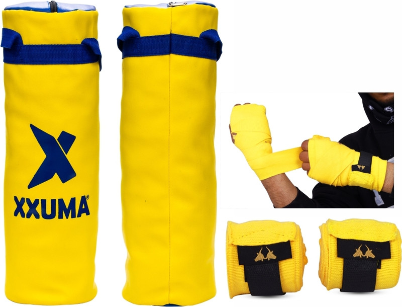 XXUMA Kids Punching Bag with Hand Wraps Hanging Bag(1.3, 16 inch)