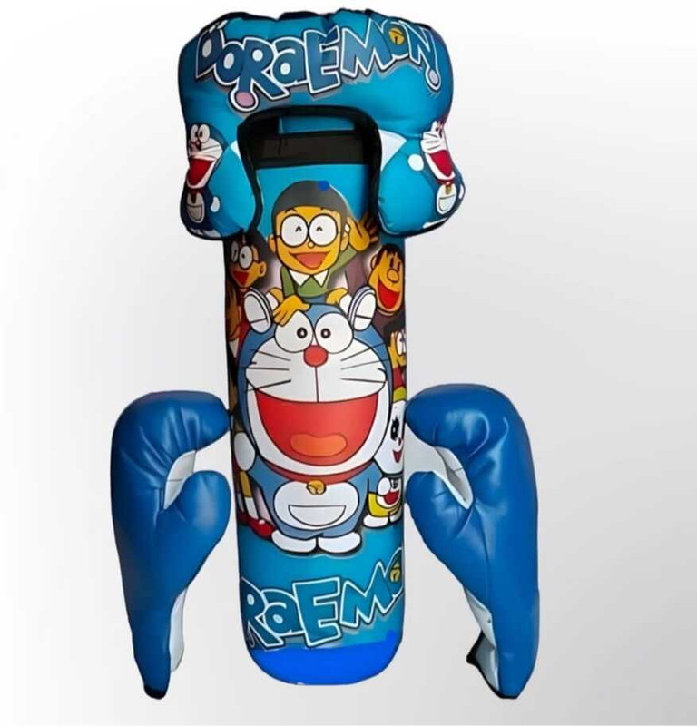 Harsimran Doreamon Boxing Kit for Kids for the Age 3 to 7 Years- Unleash Your Coordination Hanging Bag(MEDIUM, 19 inch)