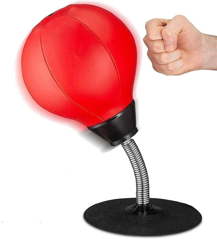 CARTSPACE Floor Standing Boxing High Bouncing Punch Ball Standing Bag(MEDIUM, 7 inch)