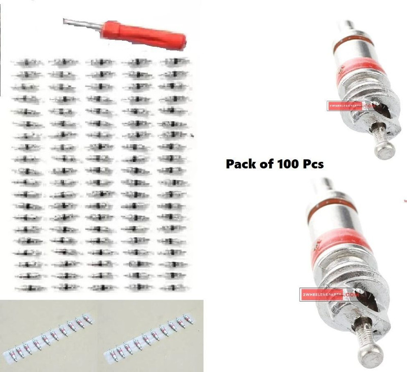 PRIDE Tyre Valve Stem Core C1-Short INS (100pcs Valve Pin) Genuine Pins Tubed Tyre Puncture Repair Kit