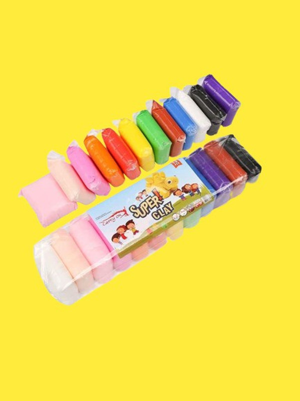 PARIVRIT Set Of 24 Pcs Super Light Clay Multicolor Putty Toy