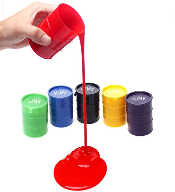 Crystal zone Kids Play Non Sticky Slime Jelly for Kids pack of 8 Multicolor Putty Toy