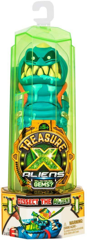 Treasure X Aliens Dissection Kit with Slime Multicolor Putty Toy