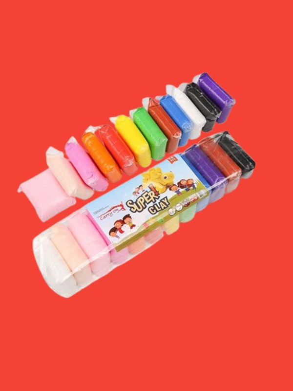 PARIVRIT Air Dry Clay Colorful Children Soft Clay (24 Pcs ) Multicolor Putty Toy