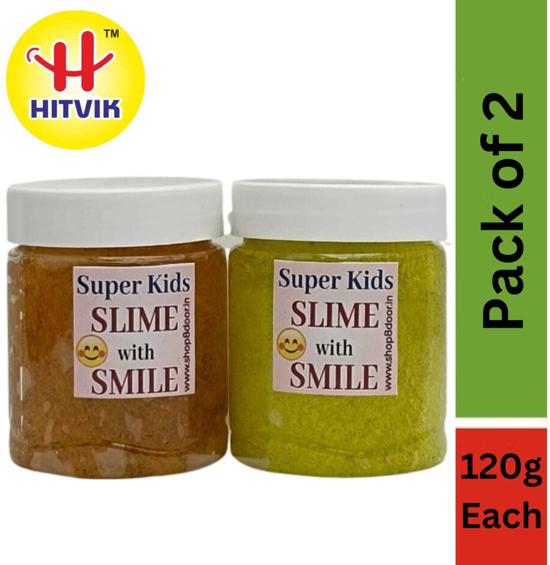 shop8door Soft Jar Slime of Glitter Slime and Crystal Slime with Toy for Kids Multicolor Putty Toy