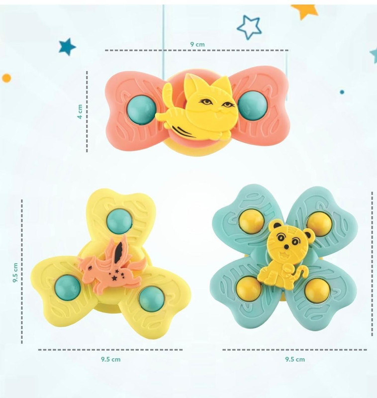 pltixx toy Staked Wind Spinner(Multicolor)