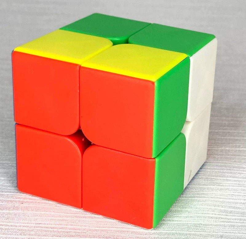 Tirth 2*2 2x2 Black Speed Cube Magic Puzzle Toy(1 Pieces)