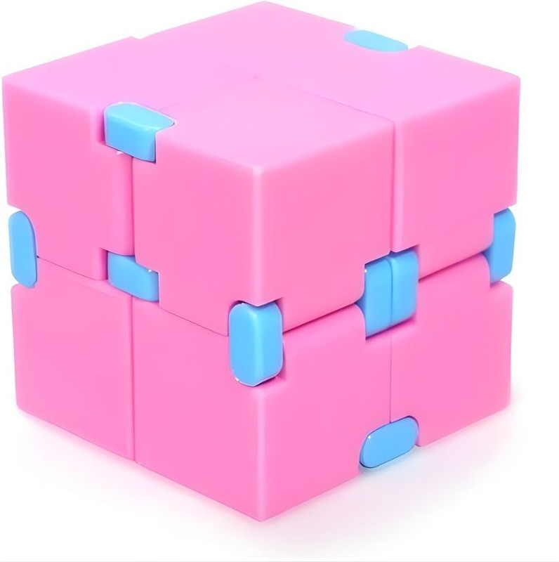 Zelvo Infinity Cube Fidget Toy Stress Relieving Fidgeting Game for Kids & Adult 3+ Age(1 Pieces)