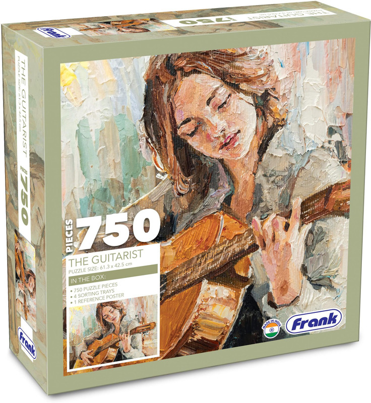 Frank The Guitarist Jigsaw Puzzle for Adults and Kids(750 Pieces)(750 Pieces)
